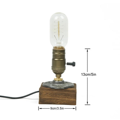 Retro Industrial LED Table Lamp