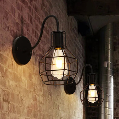 Retro Industrial Wall Light Fixture