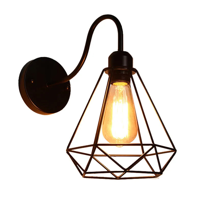 Retro Industrial Wall Light Fixture