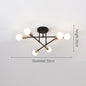 Retro Industrial Wrought Iron Ceiling Lamp