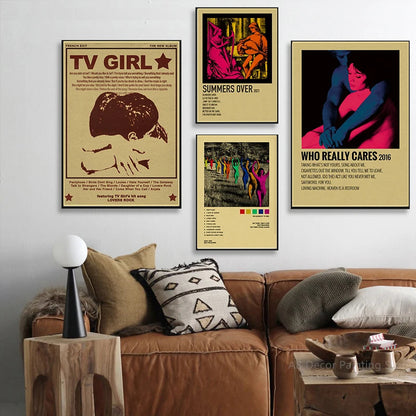 Retro Kraft Paper Art Poster