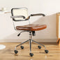 Retro Rattan Office Chair - Comfortable & Stylish