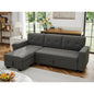 Reversible Linen Sofa Bed with Storage