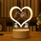 Romantic 3D Acrylic LED Night Light