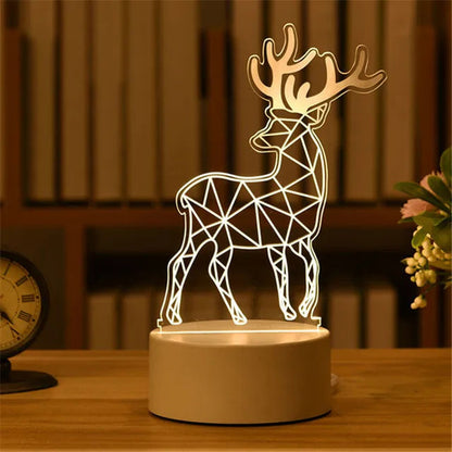 Romantic 3D Acrylic LED Night Light