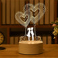 Romantic 3D Acrylic LED Night Light