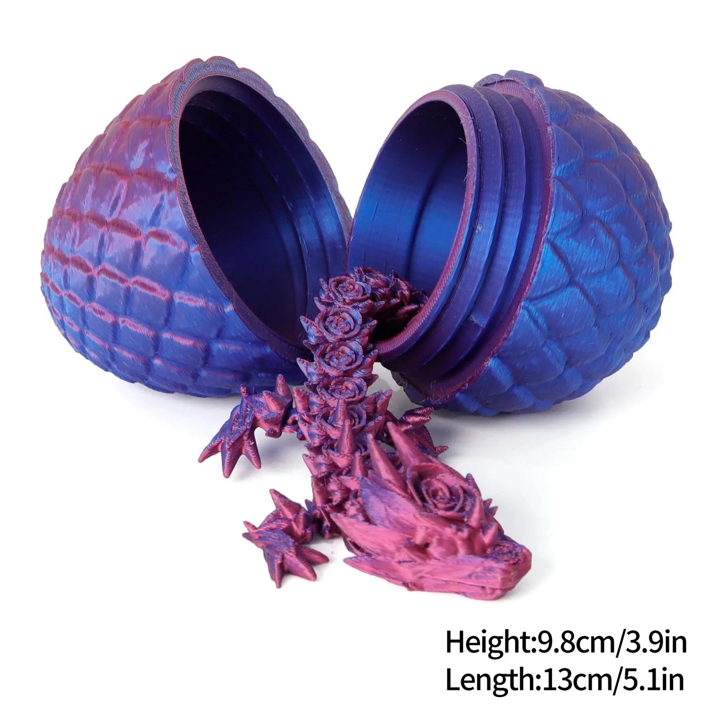 Rotatable 3D Printed Dragon Egg Decor