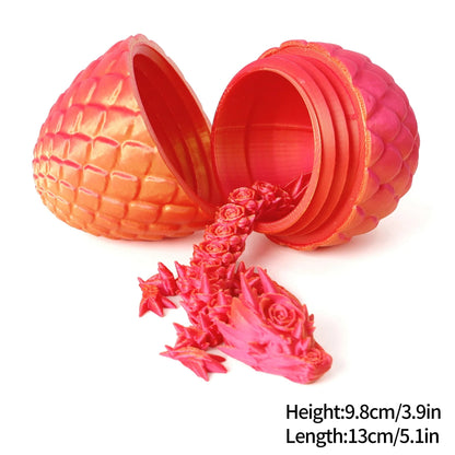 Rotatable 3D Printed Dragon Egg Decor