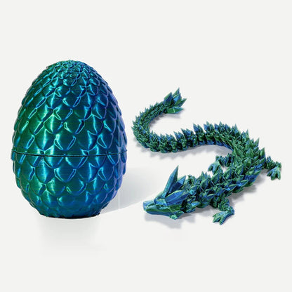 Rotatable 3D Printed Dragon Egg Decor