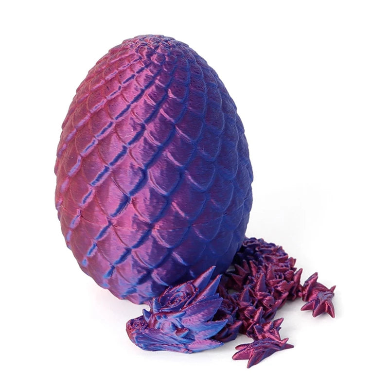 Rotatable 3D Printed Dragon Egg Decor