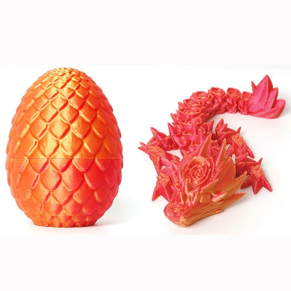 Rotatable 3D Printed Dragon Egg Decor