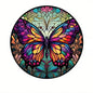 Round Butterfly Acrylic Window Decoration