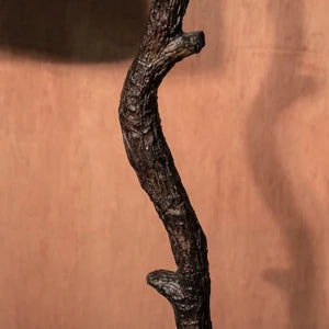 Rustic Bronze Overhang Floor Lamp