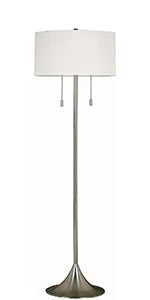 Rustic Bronze Overhang Floor Lamp