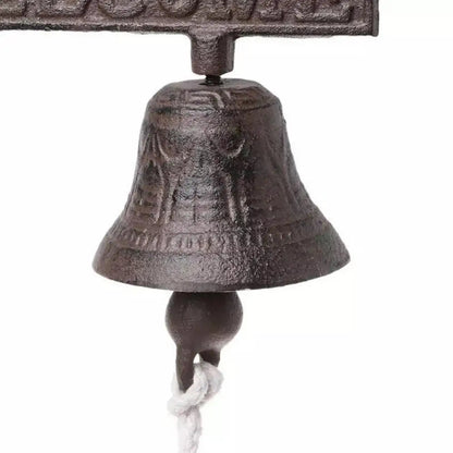 Rustic Cast Iron Wall-Mounted Bell