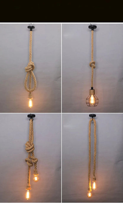 Rustic Edison Chandelier Pendant Light