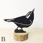 Rustic Metal Bird Silhouette Decor