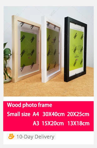 Rustic Wooden Photo Frame Collection