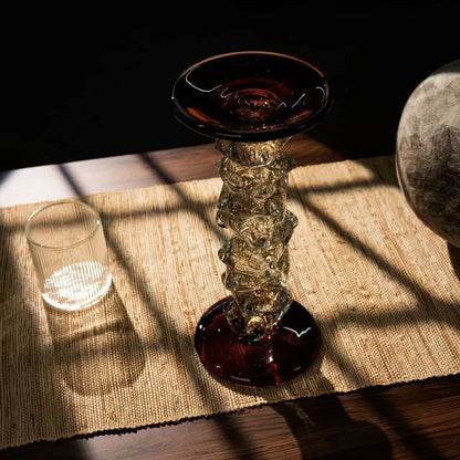 DecorBites™ Glass Splicing Candelabrum for Wedding Table Home Decoration