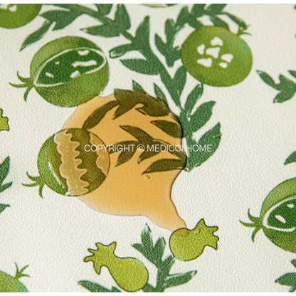 DecorBites™ Butterfly Print Placemat: Pomegranate Floral Design, Non-Slip Dining Table Mats