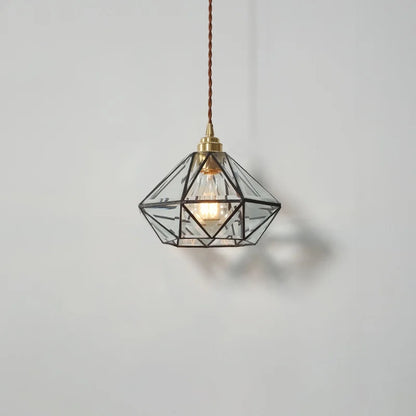 DecorBites™ Glass LED Pendant Lamp: Handmade Japanese Style Adjustable Hanging Light Fixtures