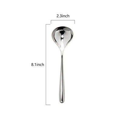 Cucharón pequeño para salsa DecorBites™ de acero inoxidable 304 - 21 cm/8,1 pulgadas | Apto para lavavajillas