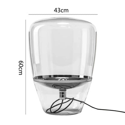 DecorBites™ Glass Table Lamps Indoor Bedside Lamp for Living Room LED Lighting