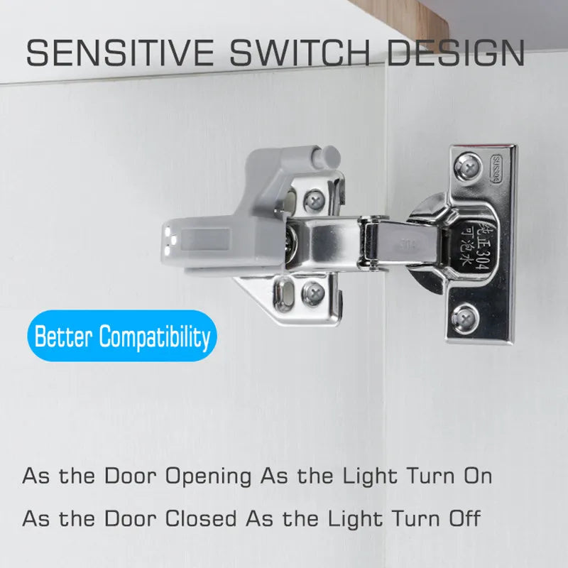 Luces LED DecorBites™ para armarios (paquete de 10) con sensor interno para vestidor o lámpara de noche de dormitorio