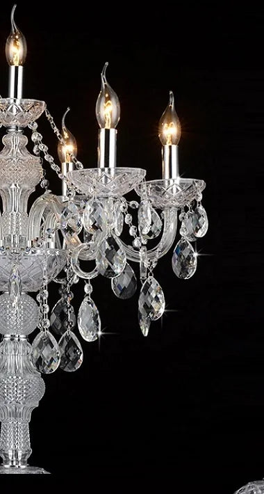 DecorBites™ Crystal Floor Lamp: Modern French Style for Living, Bedroom, Dining, Kitchen