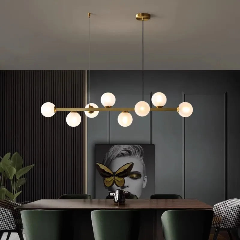 Matte Black Nordic Chandelier