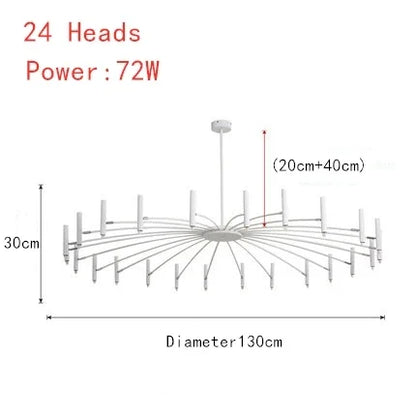 DecorBites™ Art Pendant Chandelier - Nordic LED Indoor Lighting Fixture