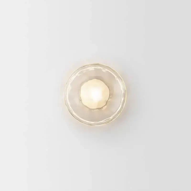 DecorBites™ LED Glass Wall Sconce for Living Room Background Lighting