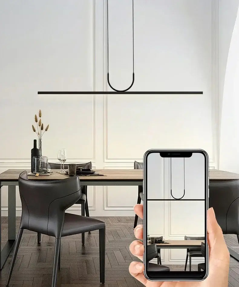 DecorBites™ LED Chandelier for Dining Room - Nordic Minimalist