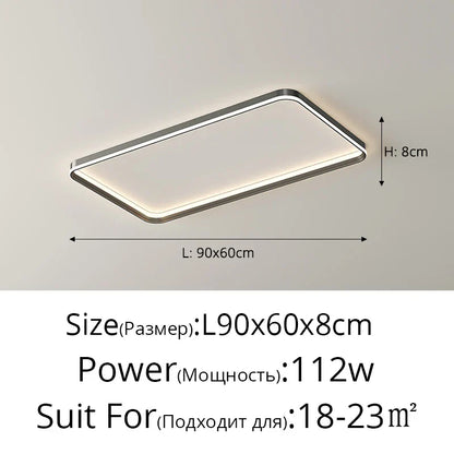 Lámpara de techo LED DecorBites™ para sala de estar, cocina, comedor y estudio. Iluminación interior moderna.