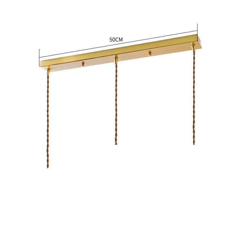 DecorBites™ Green Glass LED Hanging Light Fixture Copper Socket Modern Pendant Lamp