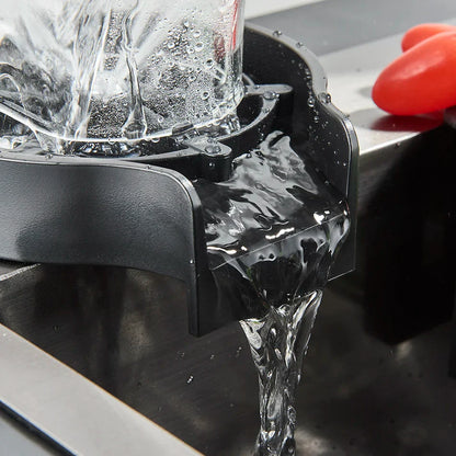 Grifo enjuagador de vasos DecorBites™: Lavavasos y jarras automáticos para fregadero de cocina