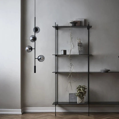 ثريا LED بتصميم كرة زجاجية من DecorBites™ للمطبخ العصري والبار والطابق العلوي