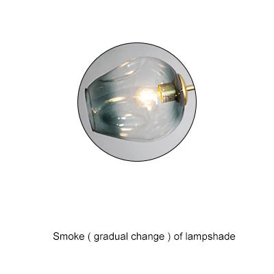 Gold Glass Ball Dining Lights