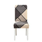 Decobites Geometric Stretch Chair Cover Slipcovers | Elastic Seat Case