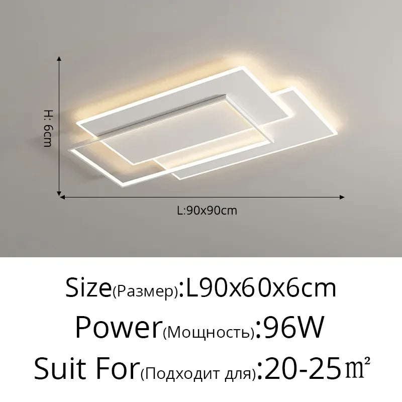 DecorBites™ LED Chandelier: Modern Dimming Lights for Home Living Dining Kitchen Bedroom Hall Lighting