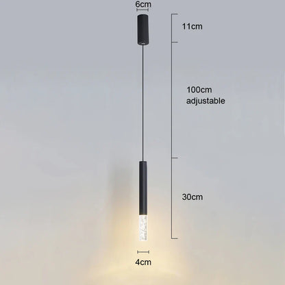 Modern Aluminum LED Pendant Light With Dual Spotlights