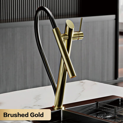 Kitchen Faucet Black Pull-Out Design
