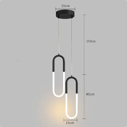 DecorBites™ LED Pendant Lights: Modern Indoor Lighting for Bedroom & Living Room