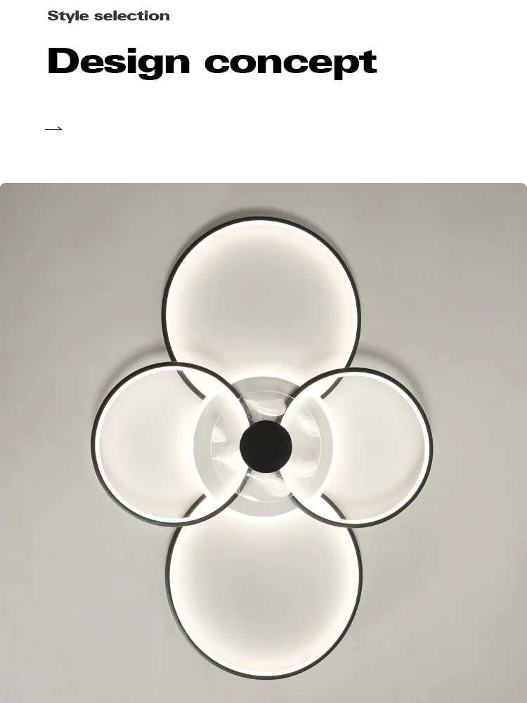 DecorBites™ Living Room Ceiling Lamp Modern Minimalist Bedroom Lighting