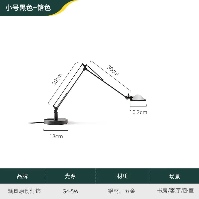 مصباح مكتب LED قابل للتعديل من DecorBites™ للمنزل، الاستوديو، الدراسة، غرفة النوم، المقهى