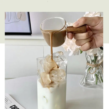 DecorBites™ 500ml Square Glass Juice Cup - Transparent & Heat-Resistant