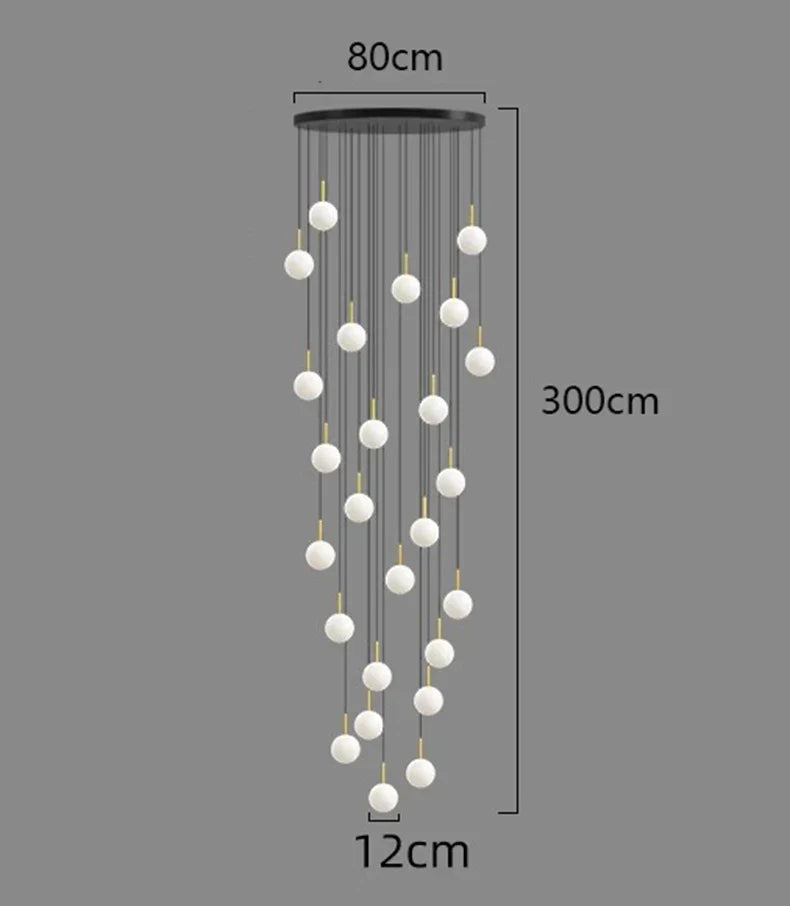 DecorBites™ LED Ceiling Lamp Chandelier: Modern Decorative Lighting for Bedroom and Dining Room