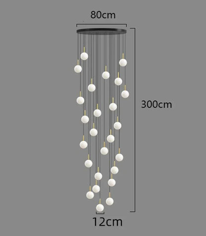 DecorBites™ LED Ceiling Lamp Chandelier: Modern Decorative Lighting for Bedroom and Dining Room