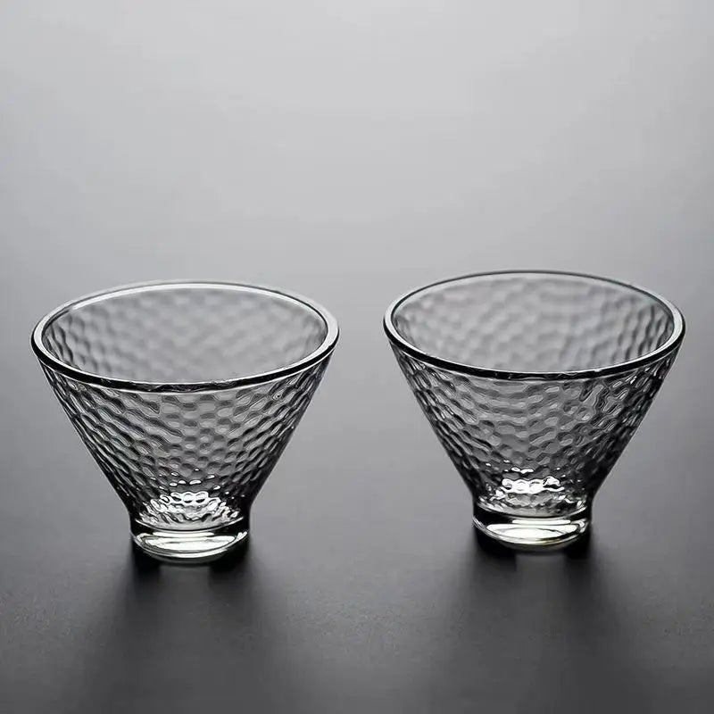 DecorBites™ Japanese Tea Cup Set of Cute Heat-resistant Glass Mugs and Teacups