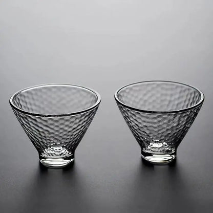 DecorBites™ Japanese Tea Cup Set of Cute Heat-resistant Glass Mugs and Teacups